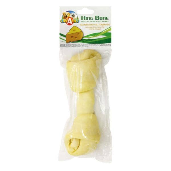 CHEESE KNOTTED BUFFALO BONE 15 cm